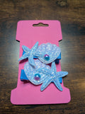Mermaid Magic Starfish & Shell Hair Clip