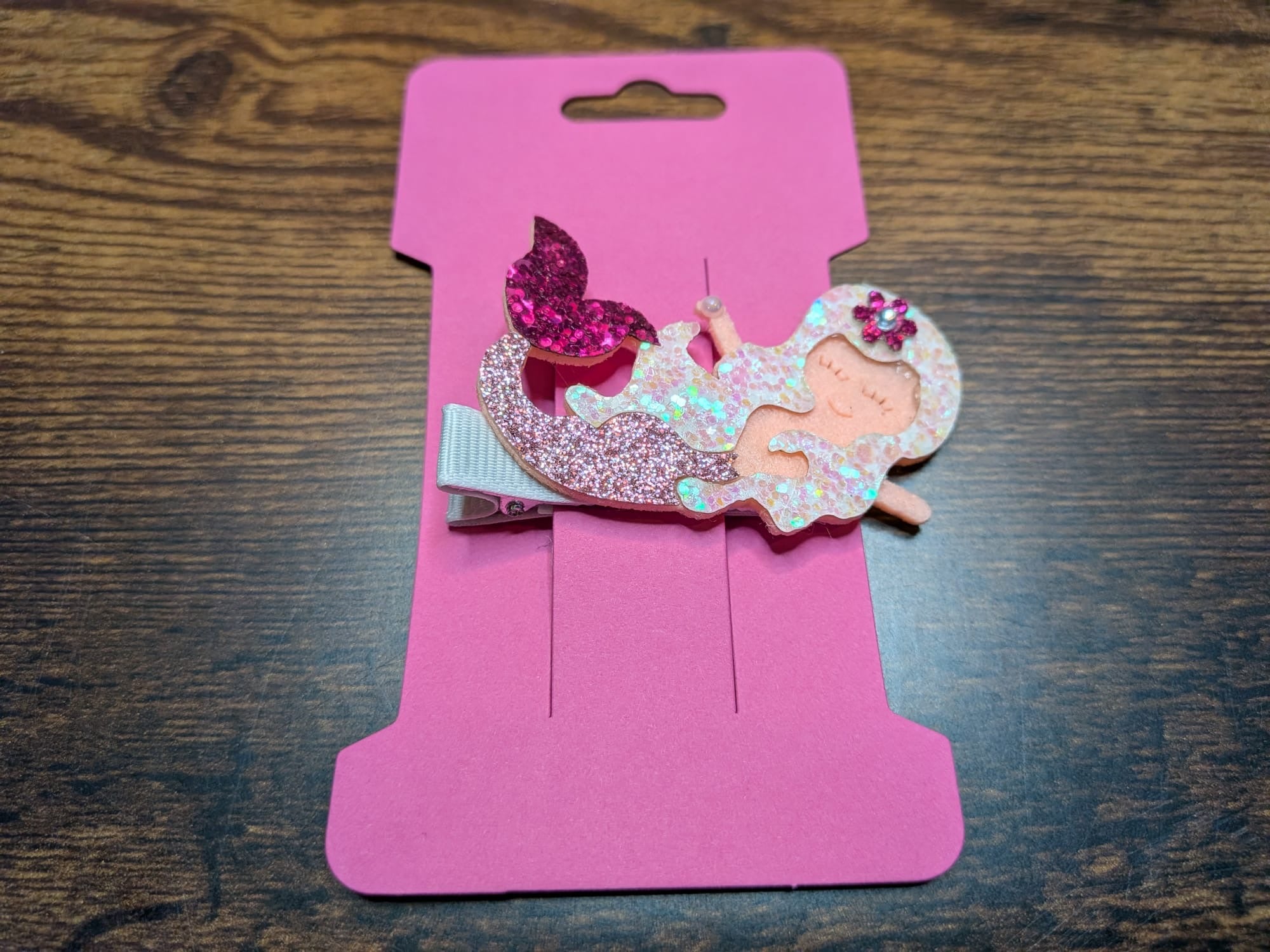 Pink and Colour shifting Mermaid